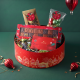 Grande Boîte carrousel garnie de Noël