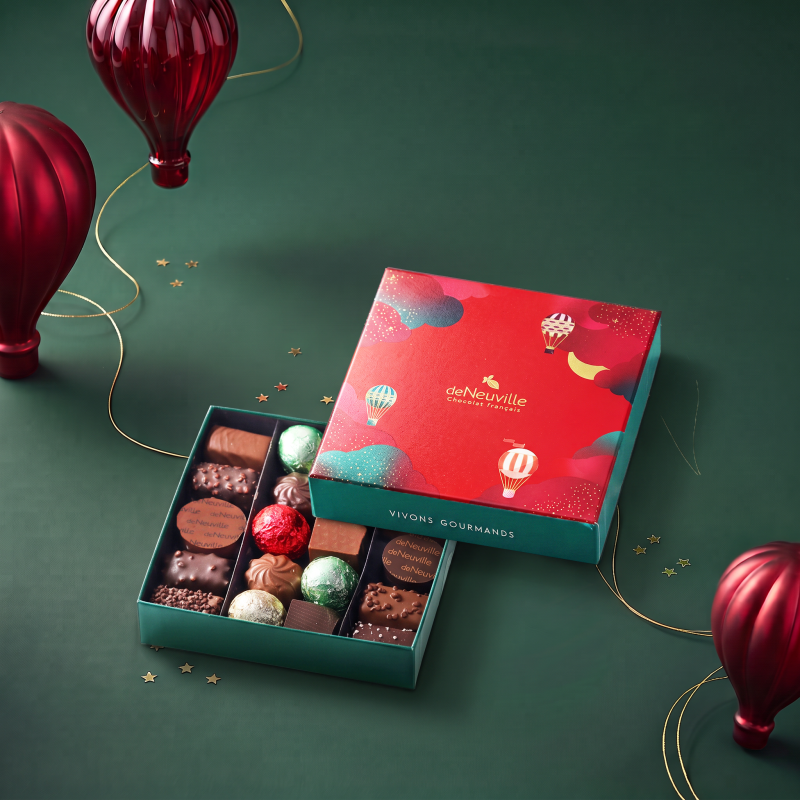 Petit Coffret de Chocolats Festifs
