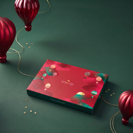 Boîte de chocolats de Noël