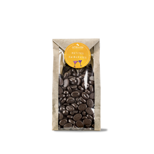 Grand sachet de grains de café en chocolat Grand sachet de grains de café en chocolat