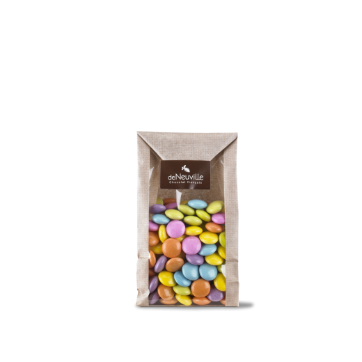 Petit sachet de lentilles au chocolat noir