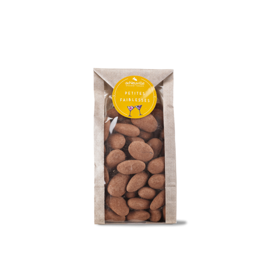 Grand sachet d'amandes enrobées de cacao