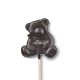 Sucette ourson en chocolat noir