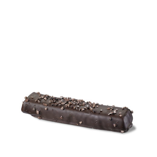 Bûche ganache au chocolat noir