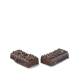 Bûche ganache au chocolat noir