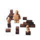 Jeu briques en chocolat