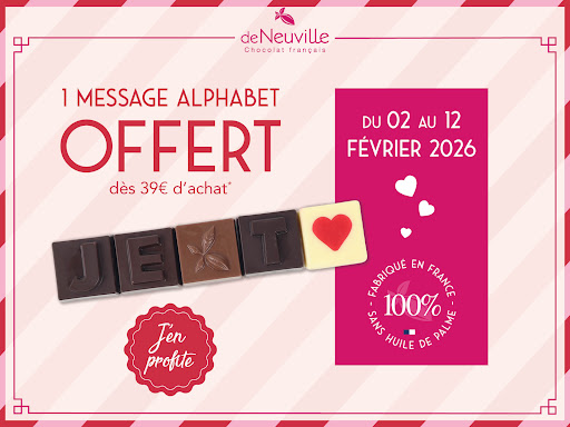 💌 Un message à croquer, offert.