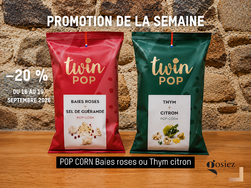 🍿 Nos pop-corn Twin Pop sont en promotion !
