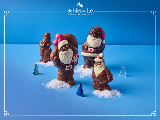 les pères noel chocolat
