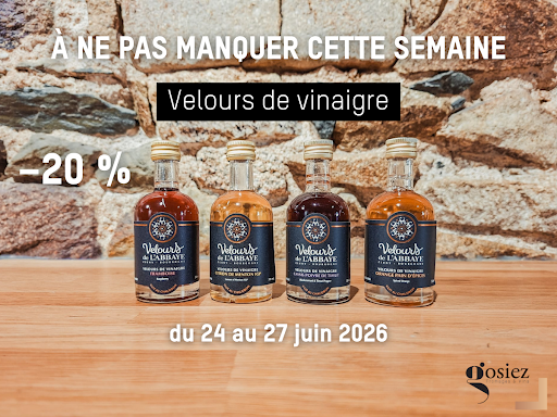 Les Velours de l'Abbaye en promotion chez Gosiez