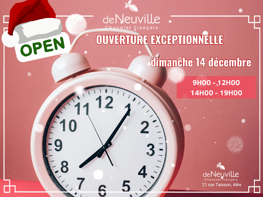 OUVERTURE EXCEPTIONNELLE DIMANCHE 14 DECEMBRE 2025