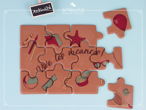 Puzzle ancien Chocolat LE NAVIGATEUR Les Départements de la France - Le  palais des bricoles