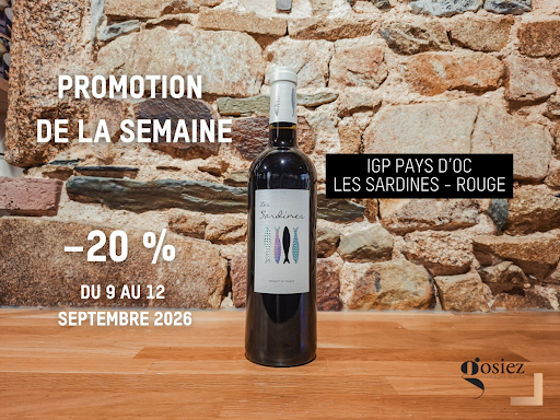 🍷 Notre vin rouge « Les Sardines » est en promotion !