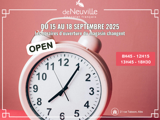 HORAIRES EXCEPTIONNELS