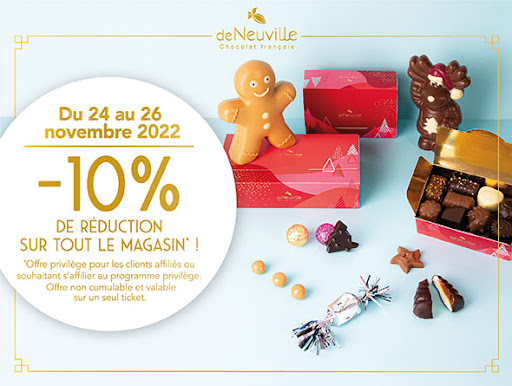 -10% de réduction sur tout le magasin!