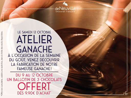 Atelier Ganache pour la semaine du goût, le 12 Octobre